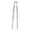 Winco PUTF-6C 6"L Plastic Serving Tongs, Clear thumbnail 3