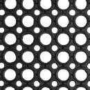 Winco RBM-35K Anti Fatigue Floor Mat w/ Beveled Edges, Rubber, 3' x 5' x  1/2", Black thumbnail 2