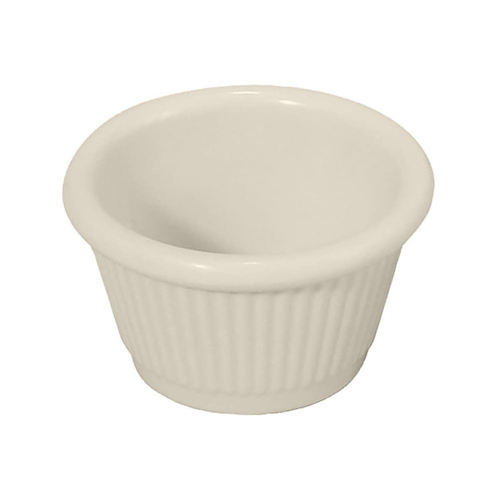 Winco RFM-3B 3 oz Fluted Ramekin, Bone