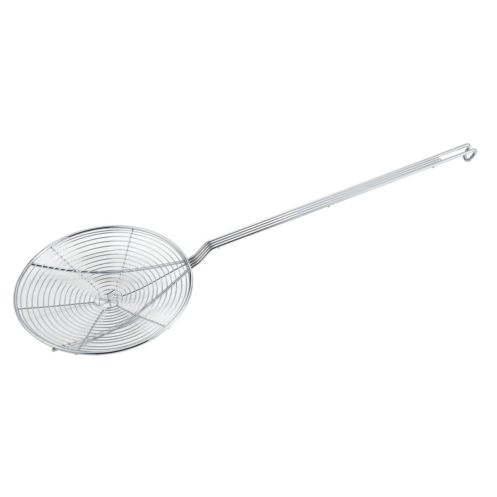 Winco SCF-9 9" Round Spiral Wire Skimmer, Nickel Plated