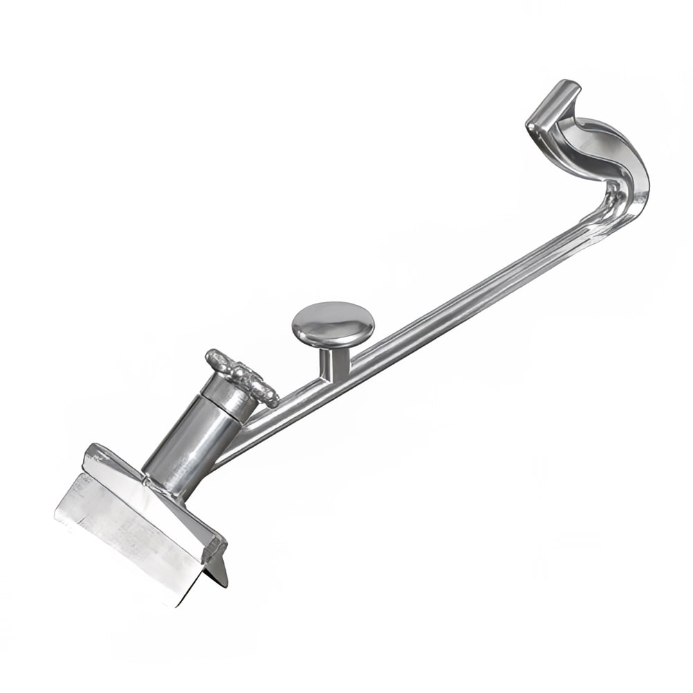 Winco SCRP-16 Grill Scraper w/ 5" Blade & 16" Handle, Aluminum