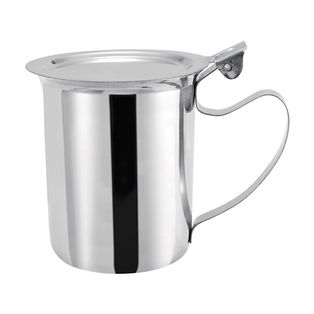 Winco SCT-10F 10 oz Stackable Server w/ Cover & Handle, Stainless