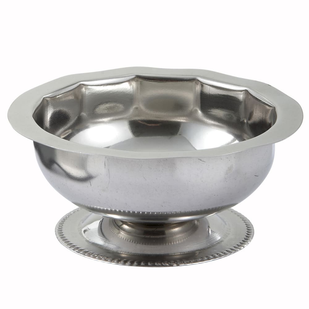 Winco SD-5 5 oz Footed Sherbet Dish, Stainless