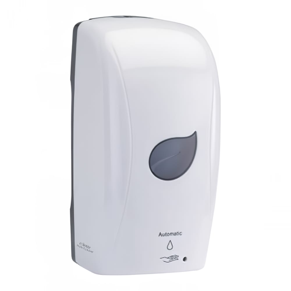 Winco SDAF-1W 35 oz Wall Mount Automatic Foam Soap Dispenser, White