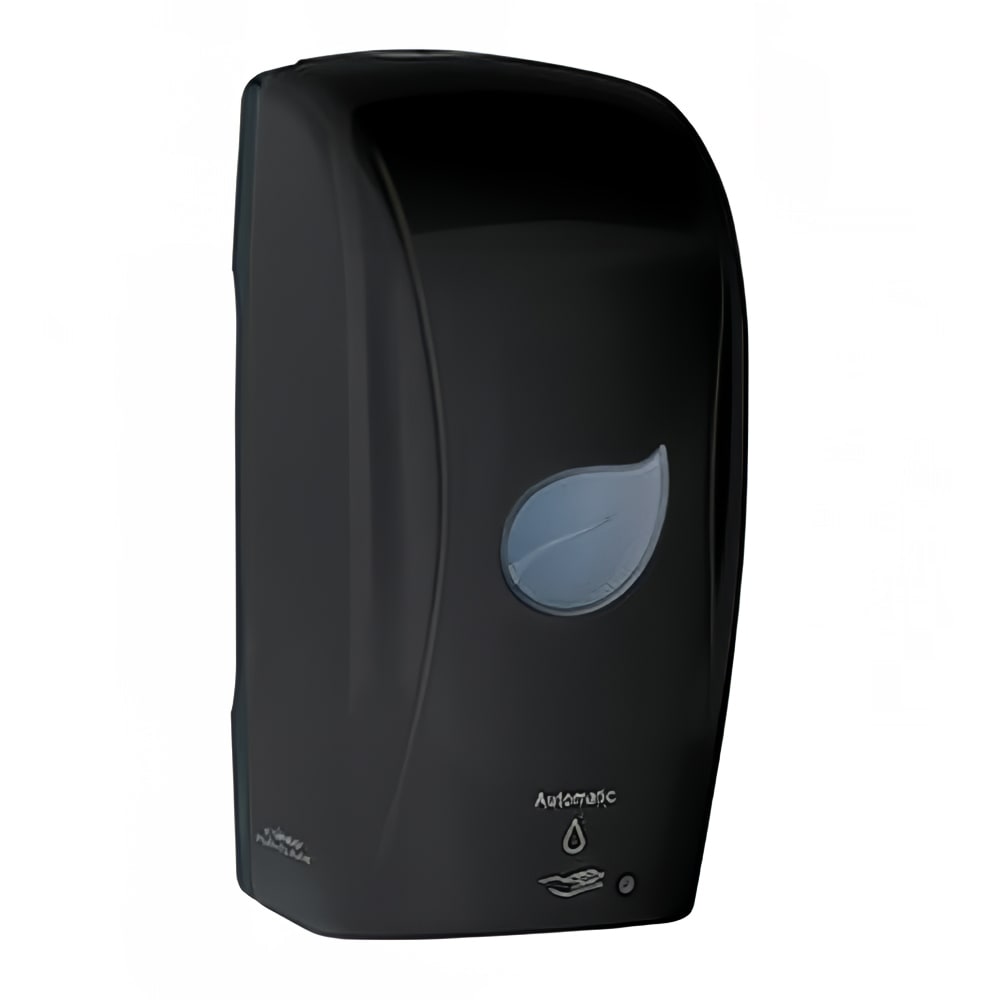 Winco SDAL-1K 35 oz Wall Mount Automatic Liquid Soap Dispenser, Black