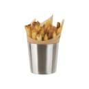 Winco SFC-35 3 1/4" Round French Fry Cup - Satin Finish, Stainless thumbnail 2