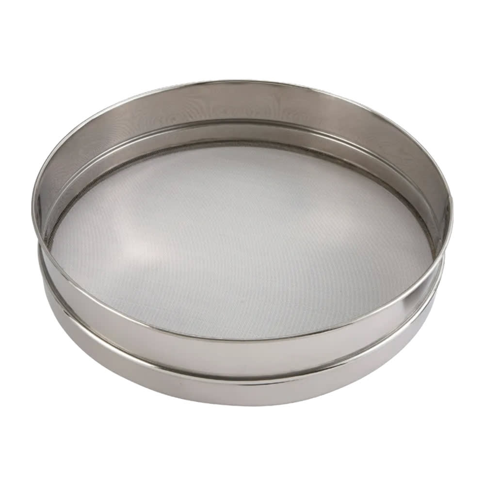 Winco SIV-10 Sieve, 10 x 3", Stainless Rim w/ Mesh