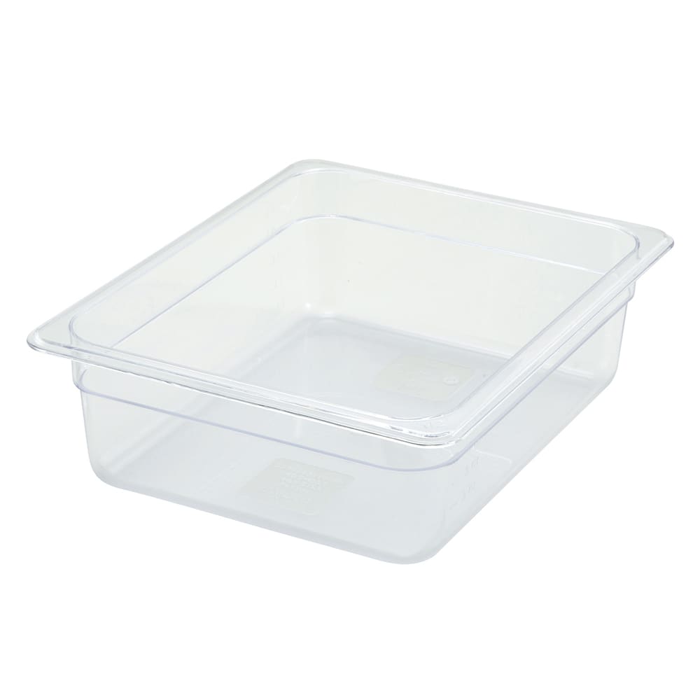 Winco SP7204 3 1/2"D Half Sized Food Pan