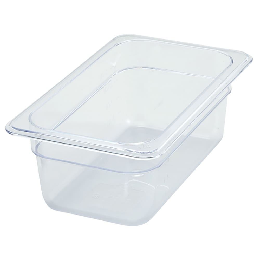 Winco SP7404 3 1/2"D Quarter Size Food Pan