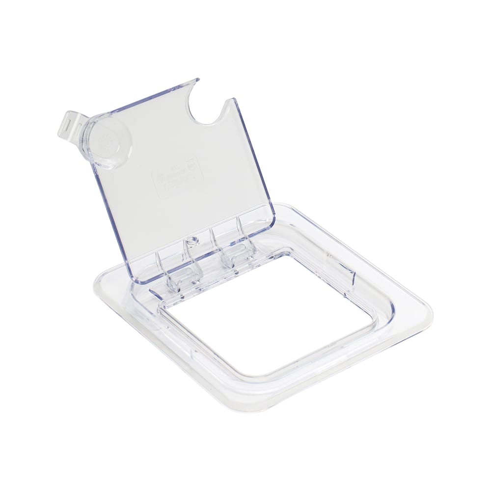 Winco SP7600H Food Pan Cover, 1/6 Size, Solid, Polycarbonate, NSF