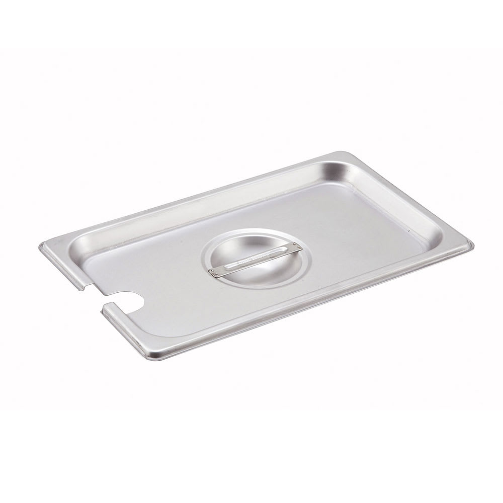 Winco SPCQ Fourth-Size Steam Pan Cover, Stainless