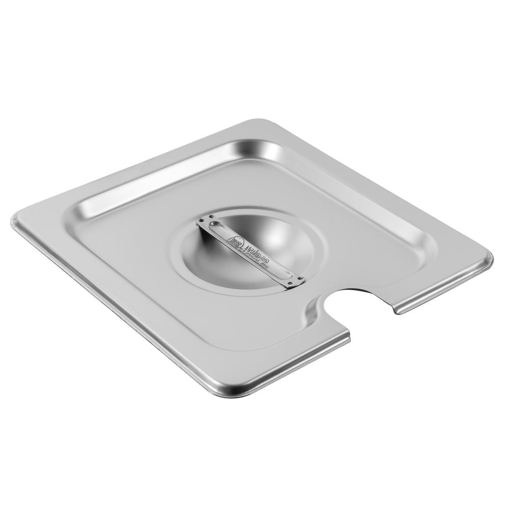 Winco SPCS Sixth-Size Steam Pan Cover, Stainless