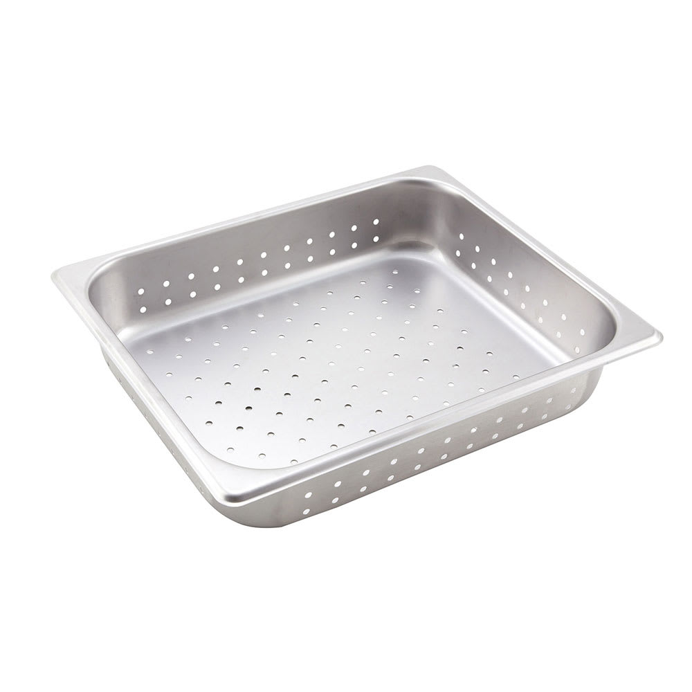 Winco SPHP2 Half Size Steam Pan, Stainless