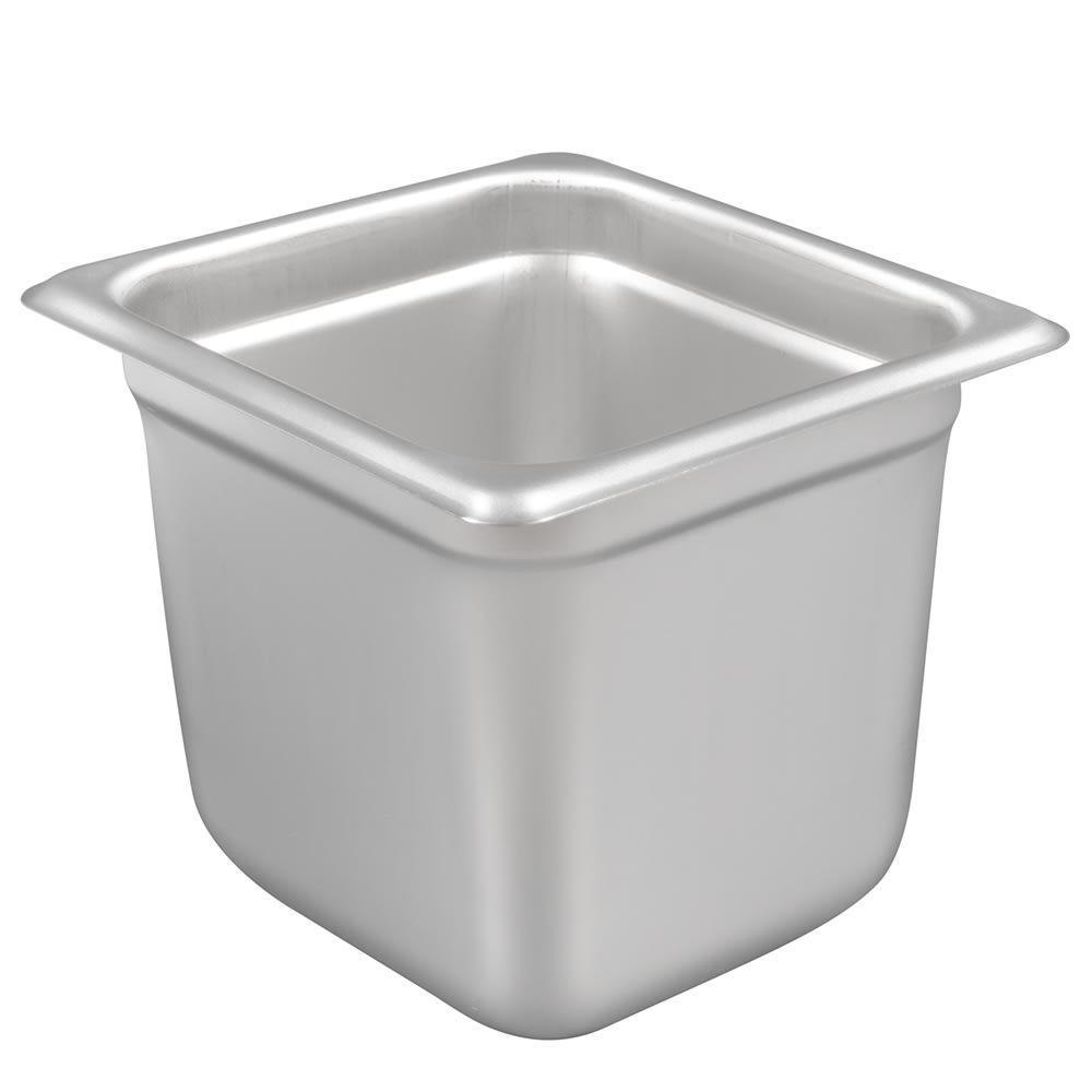 Winco SPJH-606 Sixth Size Steam Pan, Stainless