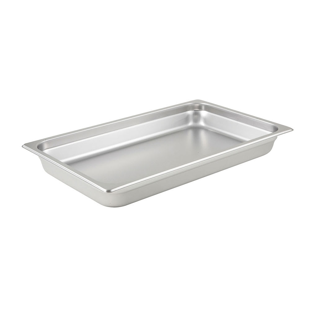 Winco SPJL-102 Full Size Steam Pan, Stainless