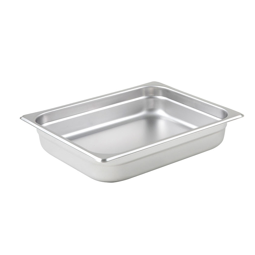 Winco SPJM-202 Half Size Steam Pan, Stainless