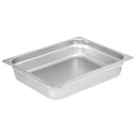 Winco SPJM-202 Half Size Steam Pan, Stainless thumbnail 2