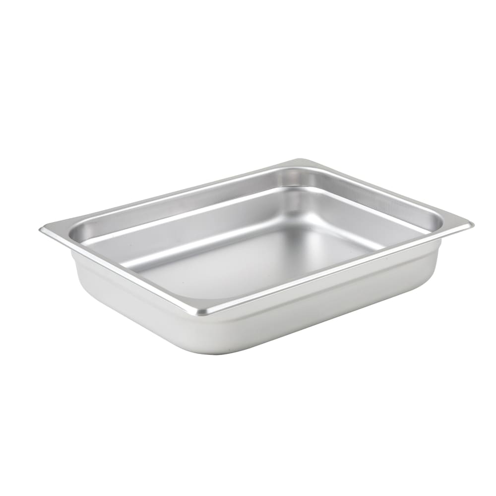 Winco SPJP-202 Half Size Steam Pan, Stainless