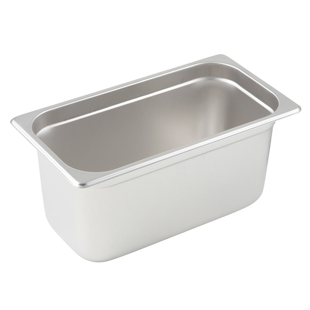 Winco SPJP-306 Third Size Steam Pan, Stainless