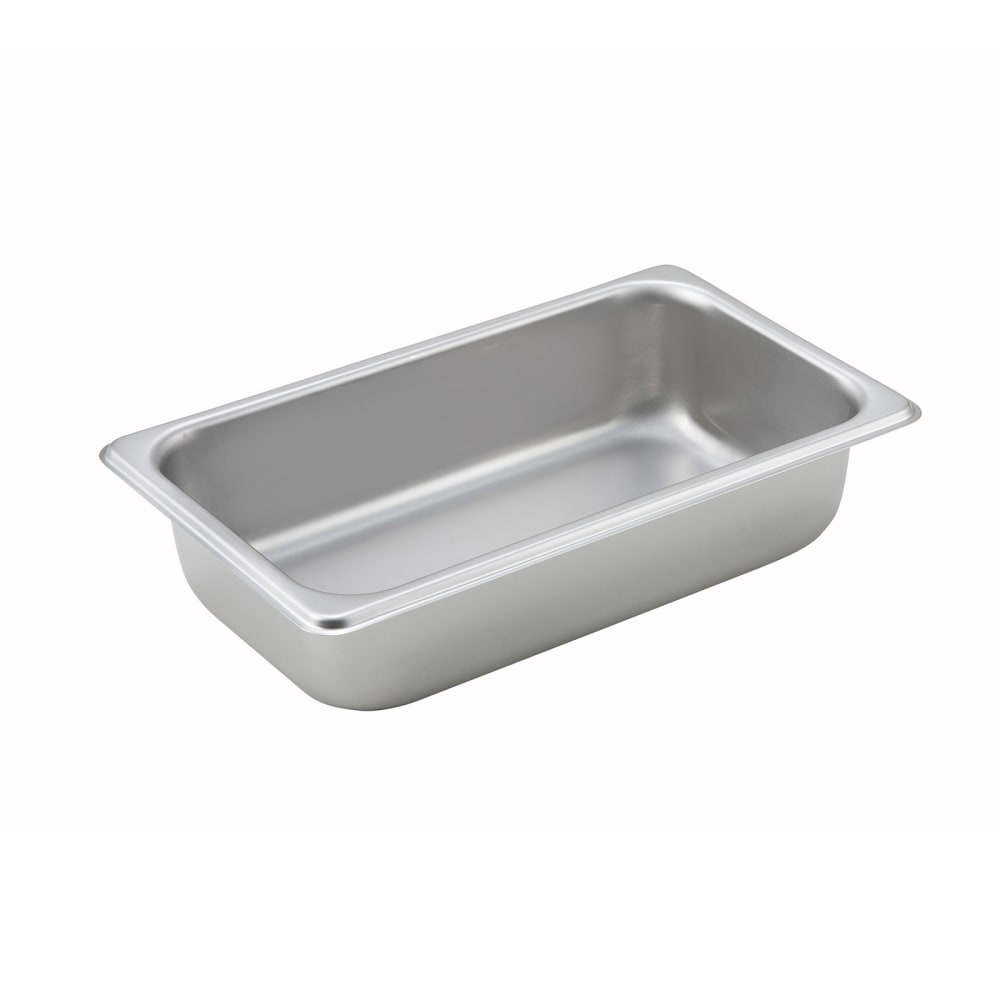 Winco SPQ2 Quarter Size Steam Pan, Stainless