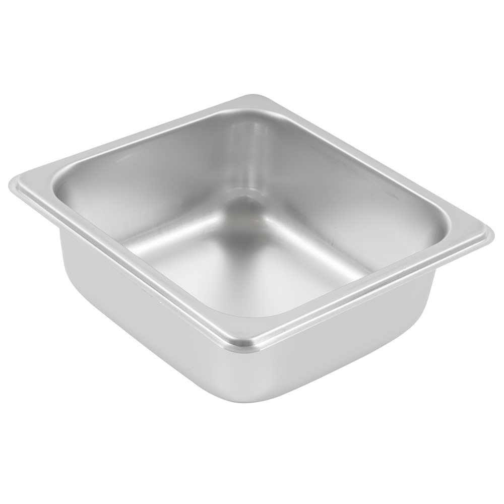 Winco SPS2 Sixth Size Steam Pan, Stainless