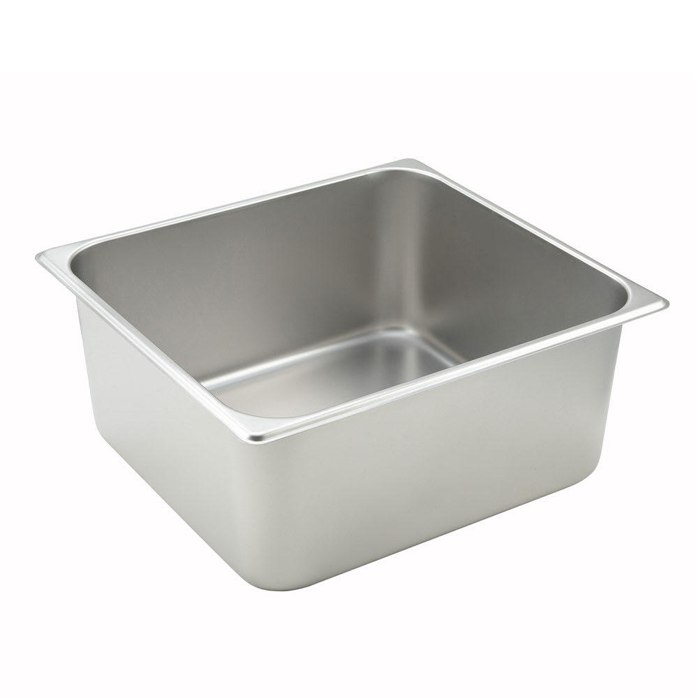 Winco SPTT6 Two Third Size Steam Pan, Stainless