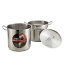 Winco SSDB-12 10 1/4" Stainless Steel Double Boiler w/ 12 qt Capacity thumbnail 2