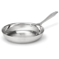 Winco SSFP-11 11" Stainless Steel Frying Pan w/ Solid Metal Handle thumbnail 2