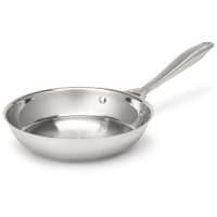 Winco SSFP-9 9 1/2" Stainless Steel Frying Pan w/ Solid Metal Handle thumbnail 6