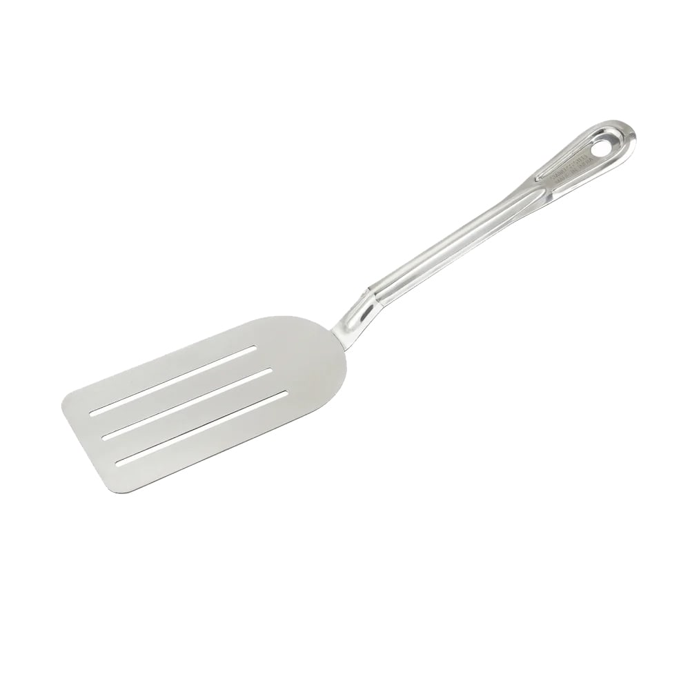 Winco STN-8 14" Slotted Turner w/ Stainless Steel Handle, Stainless Steel