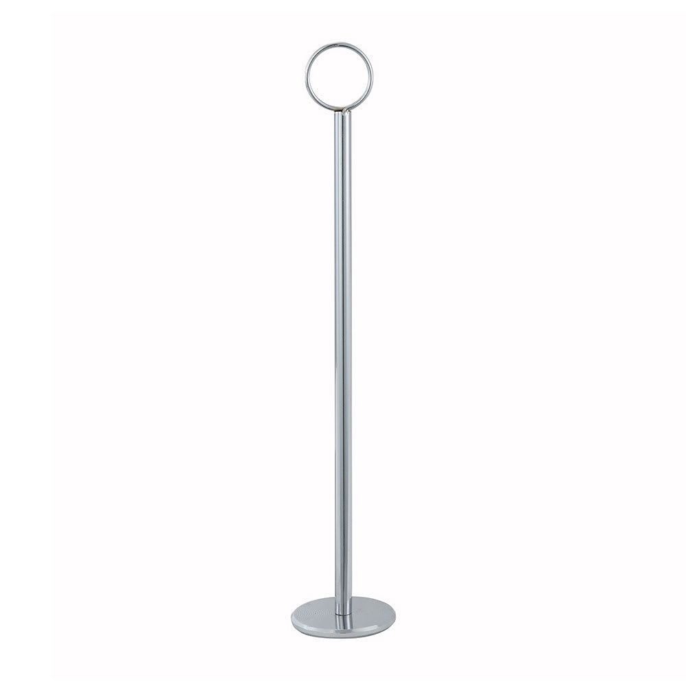 Winco TBH-15 15" Number Card Holder - Stainless