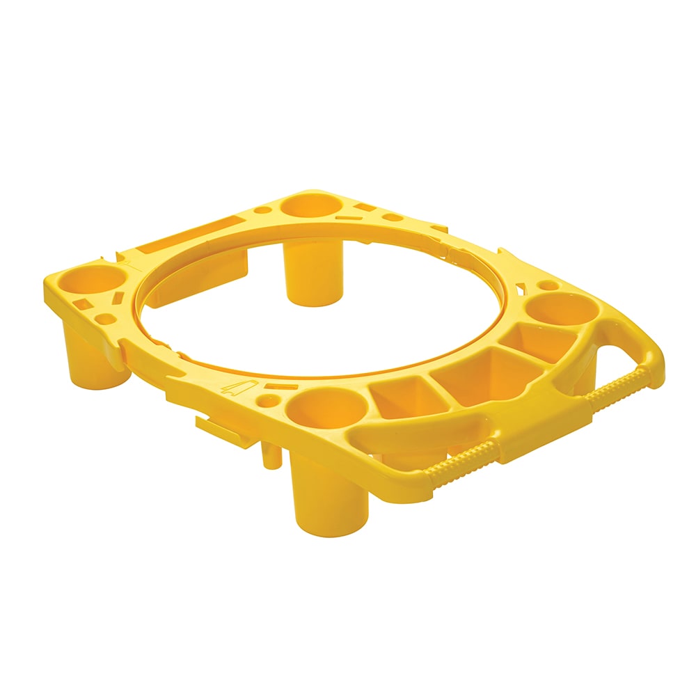 Winco TCD-44Y Janitorial Caddy for PTC-44G - Plastic, Yellow