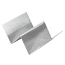 Winco TCHS-12 Taco Holder - Holds 1 to 2 Tacos, Solid, Stainless Steel thumbnail 3