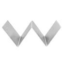 Winco TCHS-12 Taco Holder - Holds 1 to 2 Tacos, Solid, Stainless Steel thumbnail 4