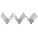 Winco TCHS-23 Taco Holder - Holds 2 to 3 Tacos, Stainless Steel thumbnail 3