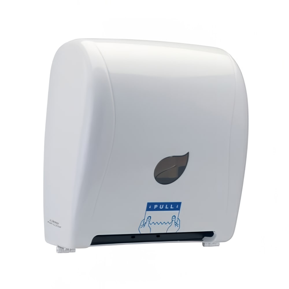 Winco TDAC-8W Wall Mount Touchless Roll Paper Towel Dispenser - Plastic, White