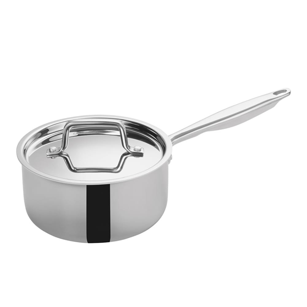 Winco TGAP-3 2 1/2 qt Stainless Steel Saucepan w/ Hollow Metal Handle