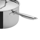 Winco TGAP-3 2 1/2 qt Stainless Steel Saucepan w/ Hollow Metal Handle thumbnail 3
