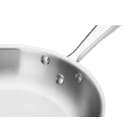 Winco TGFP-12 12" Stainless Steel Frying Pan w/ Solid Metal Handle thumbnail 3