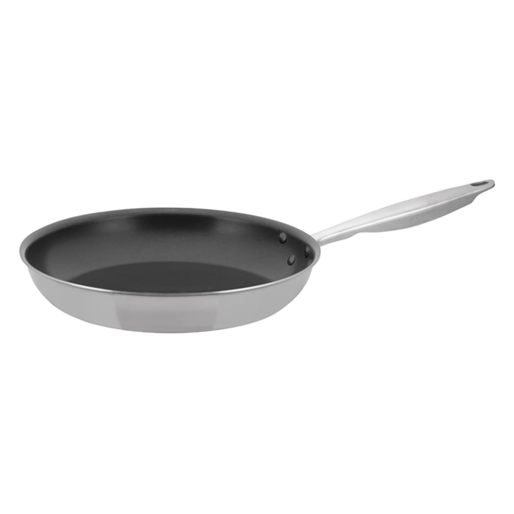 Winco TGFP-8NS 8" Non-Stick Steel Frying Pan w/ Solid Metal Handle