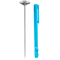 Winco TMT-P1 1" Dial Type Pocket Thermometer w/ 5" Stem, 0 to 220 Degrees F thumbnail 2