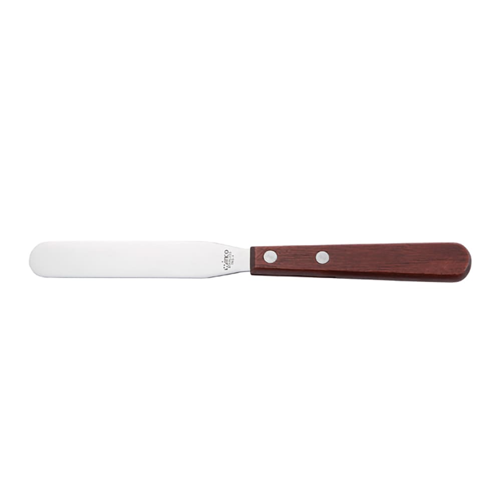 Winco TNS-7 7 15/16" Decorating & Icing Spatula w/ Wood Handle, Stainless Steel Blade