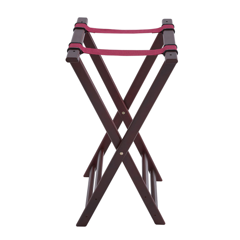 Winco TR-34W 32" Tray Stand, Mahogany