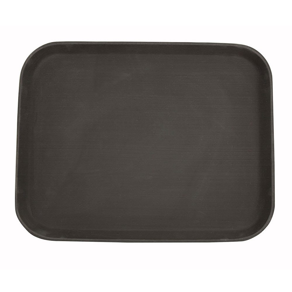Winco TRH1418 Rectangular Easy Hold Tray, 14" x 18", Brown