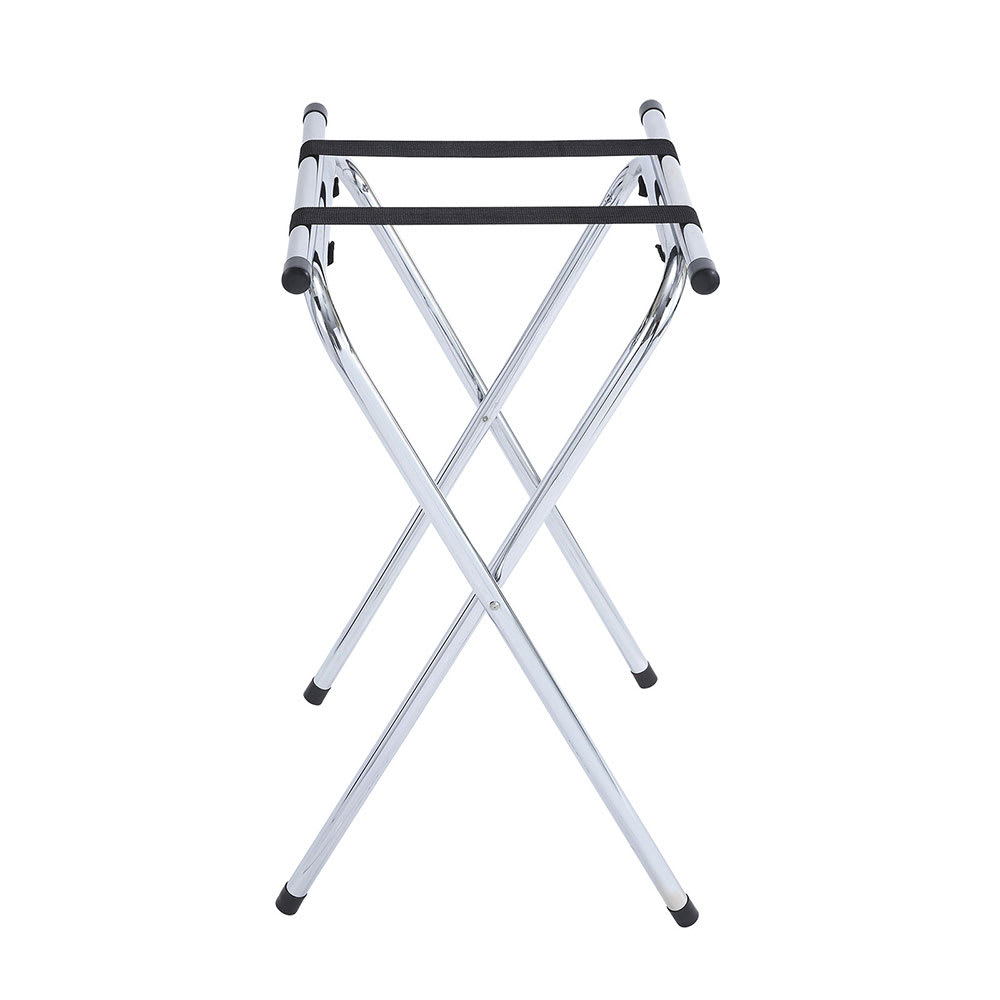 Winco TSY-1A 31" Tray Stand w/ Bar, Chrome