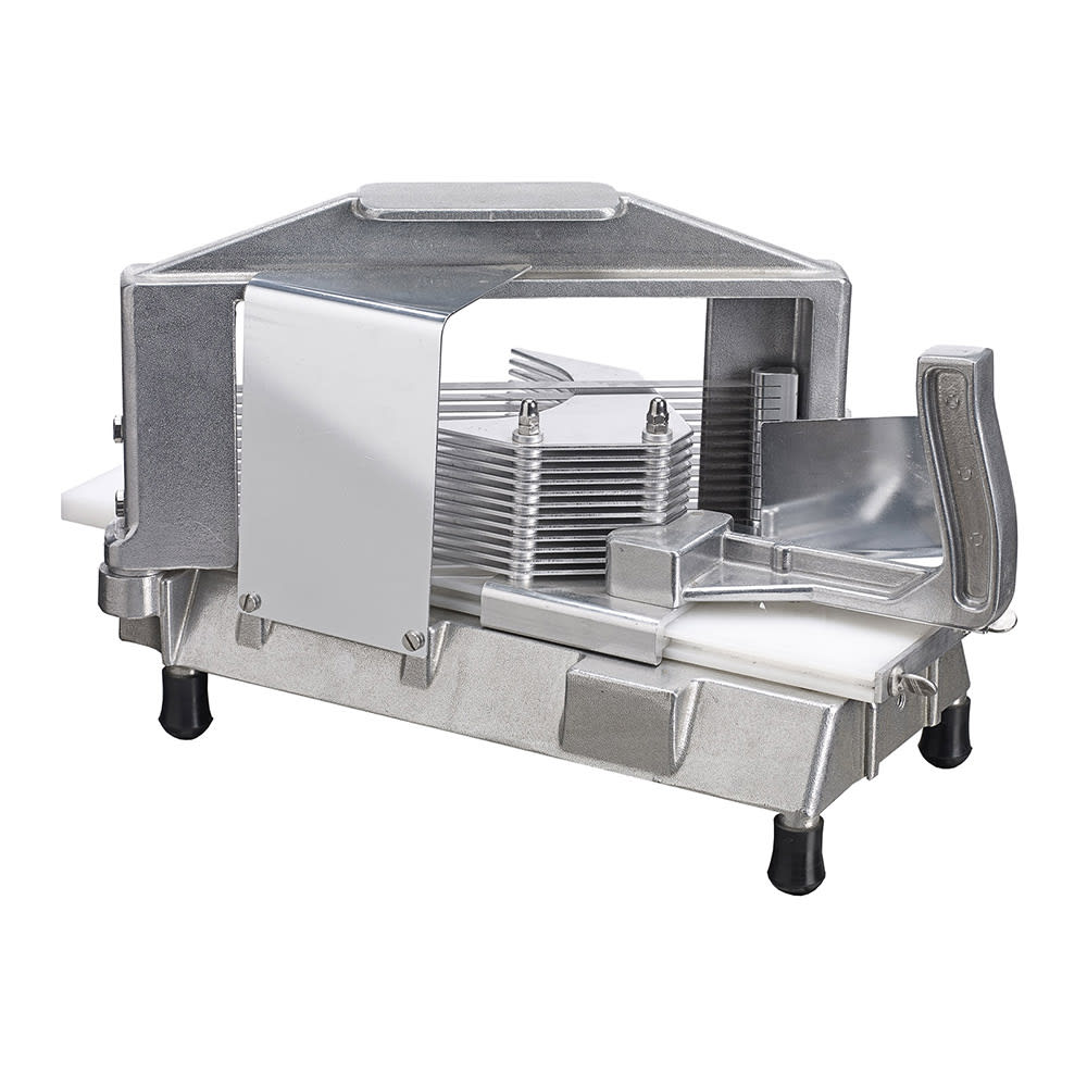 Winco TTS-188 Manual Tomato Slicer w/ 3/16" Slice, Aluminum