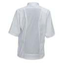 Winco UNF-9W3XL Broadway Ventilated Chef's Shirt w/ Short Sleeves - Poly/Cotton, White, 3X thumbnail 2