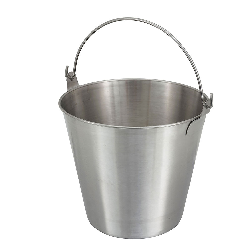 Winco UP-13 13 qt Utility Pail, Stainless