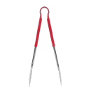 Winco UT-12HP-R 12"L Stainless Utility Tongs, Red thumbnail 2