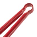 Winco UT-12HP-R 12"L Stainless Utility Tongs, Red thumbnail 5